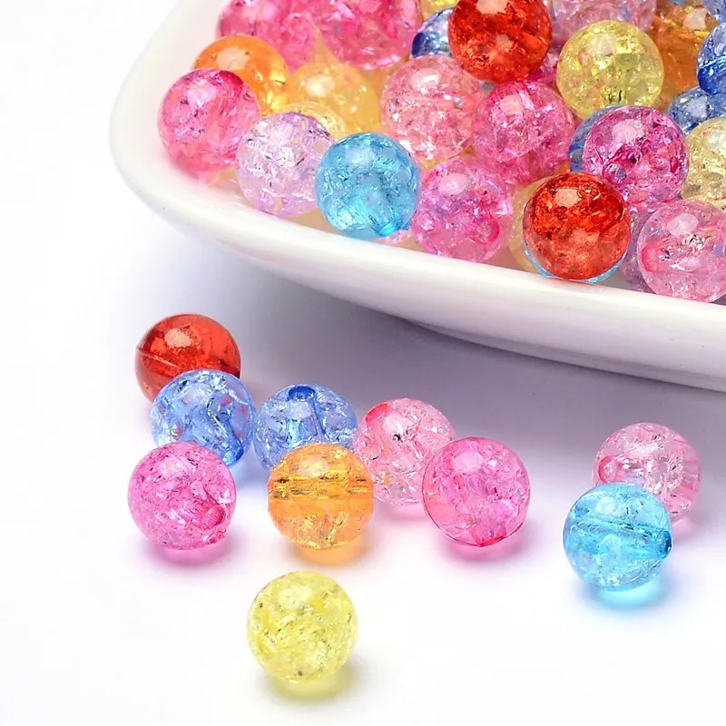 500g Transparent Crackle Acrylic Beads Round Pink 8mm Hole: 2mm, about 1890pcs/500g
500g Transparent Crackle Acrylic Beads Round Pink 8mm Hole: 2mm, about 1890pcs/500g