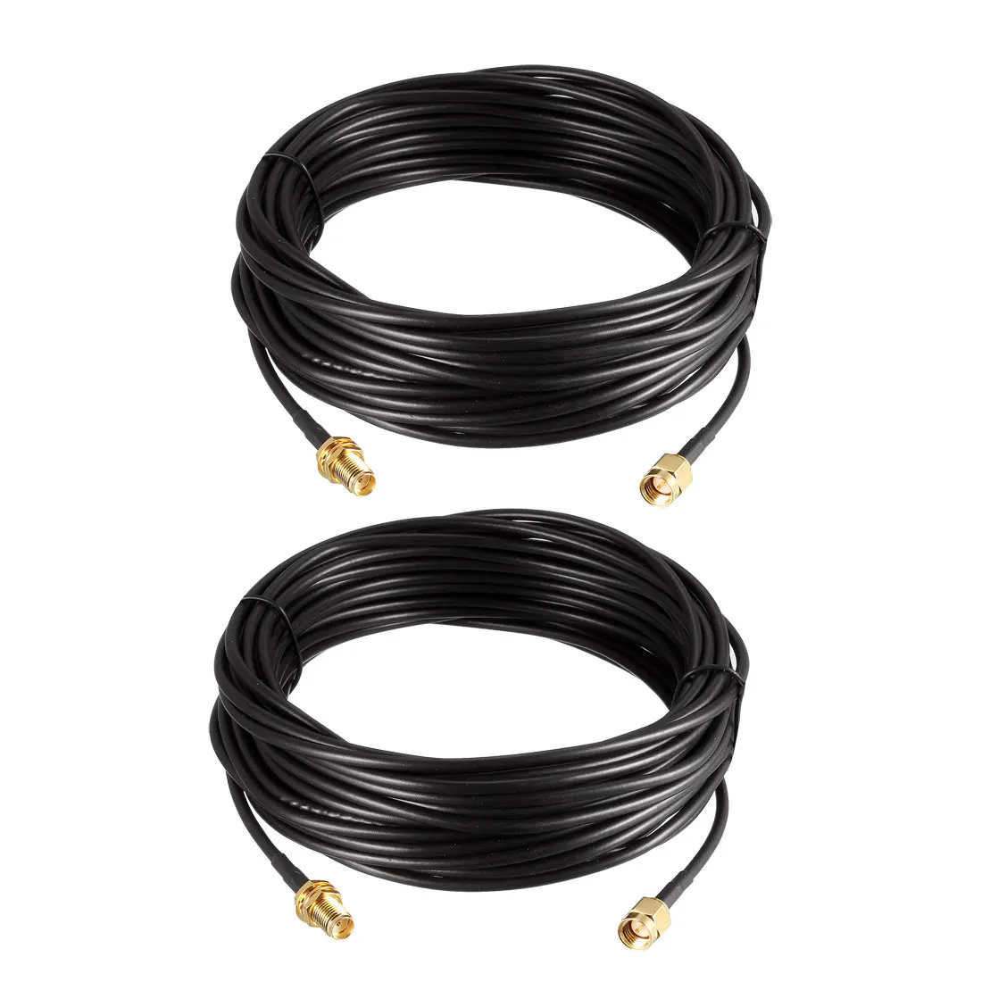 

2pcs 33ft RG174 SMA Extension Cable SMA Male to SMA Female Antenna Coax Cable for Coax Coaxial WiFi Network Card Router Antenna