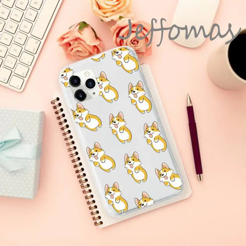 Corgi Cute cartoon dog Phone Case Transparent for iPhone 11 12 mini pro XS MAX 8 7 6 6S Plus X 5S SE 2020 XR 
Corgi Cute cartoon dog Phone Case Transparent for iPhone 11 12 mini pro XS MAX 8 7 6 6S Plus X 5S SE 2020 XR