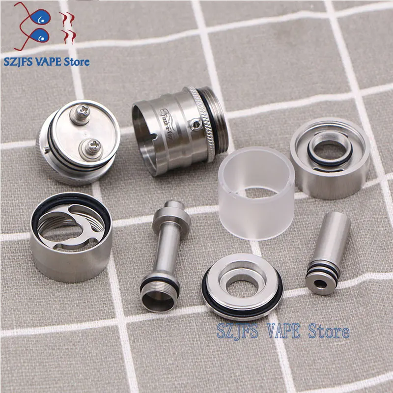 100% Original ShenRay FEV V5 RTA 316SS Siver 23mm 6ml Capacity V4.5 upgrade Top oiling VS FEV V4.5 RTA MTL Dvarw v6s kylin V2
100% Original ShenRay FEV V5 RTA 316SS Siver 23mm 6ml Capacity V4.5 upgrade Top oiling VS FEV V4.5 RTA MTL Dvarw v6s kylin V2