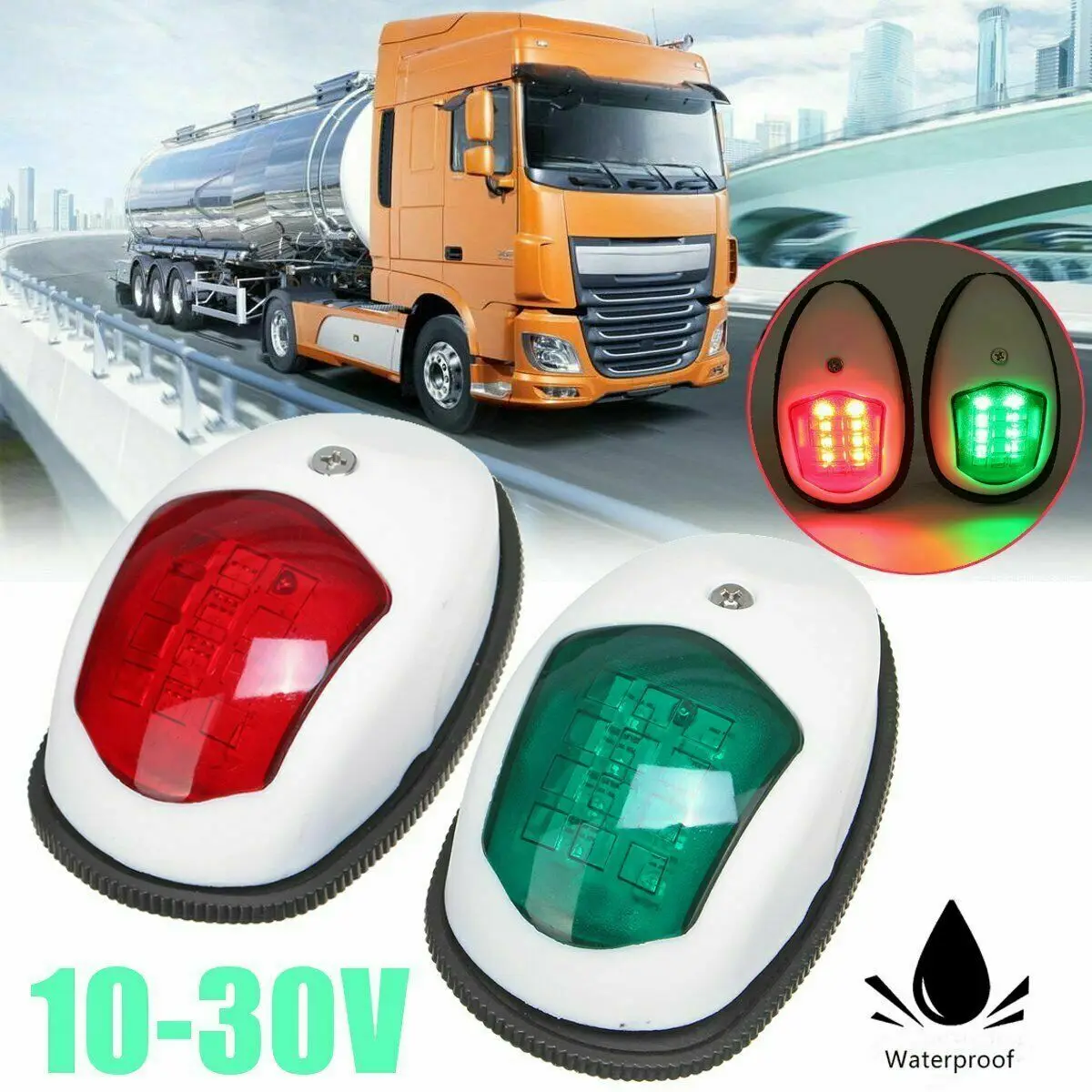 2pcs/set Universal LED Navigation Lights Signal Warning Lamp Signal Accessories Lamp For Marine Boat Yacht
2pcs/set Universal LED Navigation Lights Signal Warning Lamp Signal Accessories Lamp For Marine Boat Yacht