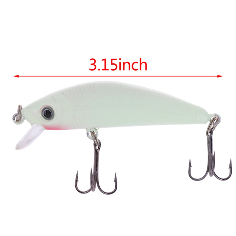 1PCS Fishing Tackle artificial Quality Hook Fishing Lure Luminous Minnow Lures Hard Bait Pesca
1PCS Fishing Tackle artificial Quality Hook Fishing Lure Luminous Minnow Lures Hard Bait Pesca
