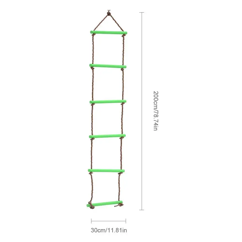 Kids Fitness Toy Climbing Rope Ladder 6-Speed Plastic Climbing Rope Ladder 2 Meters High Swing Set Accessory for Children 
Kids Fitness Toy Climbing Rope Ladder 6-Speed Plastic Climbing Rope Ladder 2 Meters High Swing Set Accessory for Children
