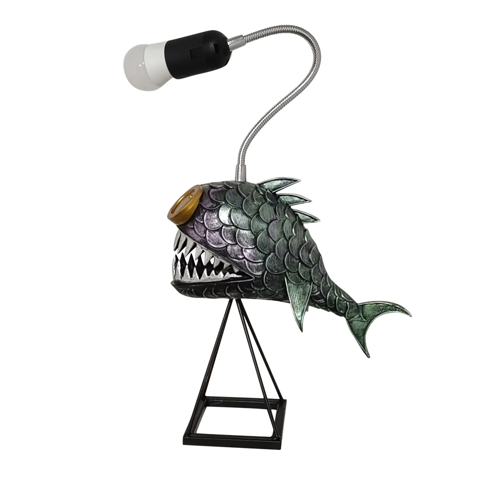 Retro Fish Lamp Art Lamp Creative USB Fishing Shark Light Handmade Unique LED Light Unique Flexible Head For Home Cafe Art Gift
Retro Fish Lamp Art Lamp Creative USB Fishing Shark Light Handmade Unique LED Light Unique Flexible Head For Home Cafe Art Gift