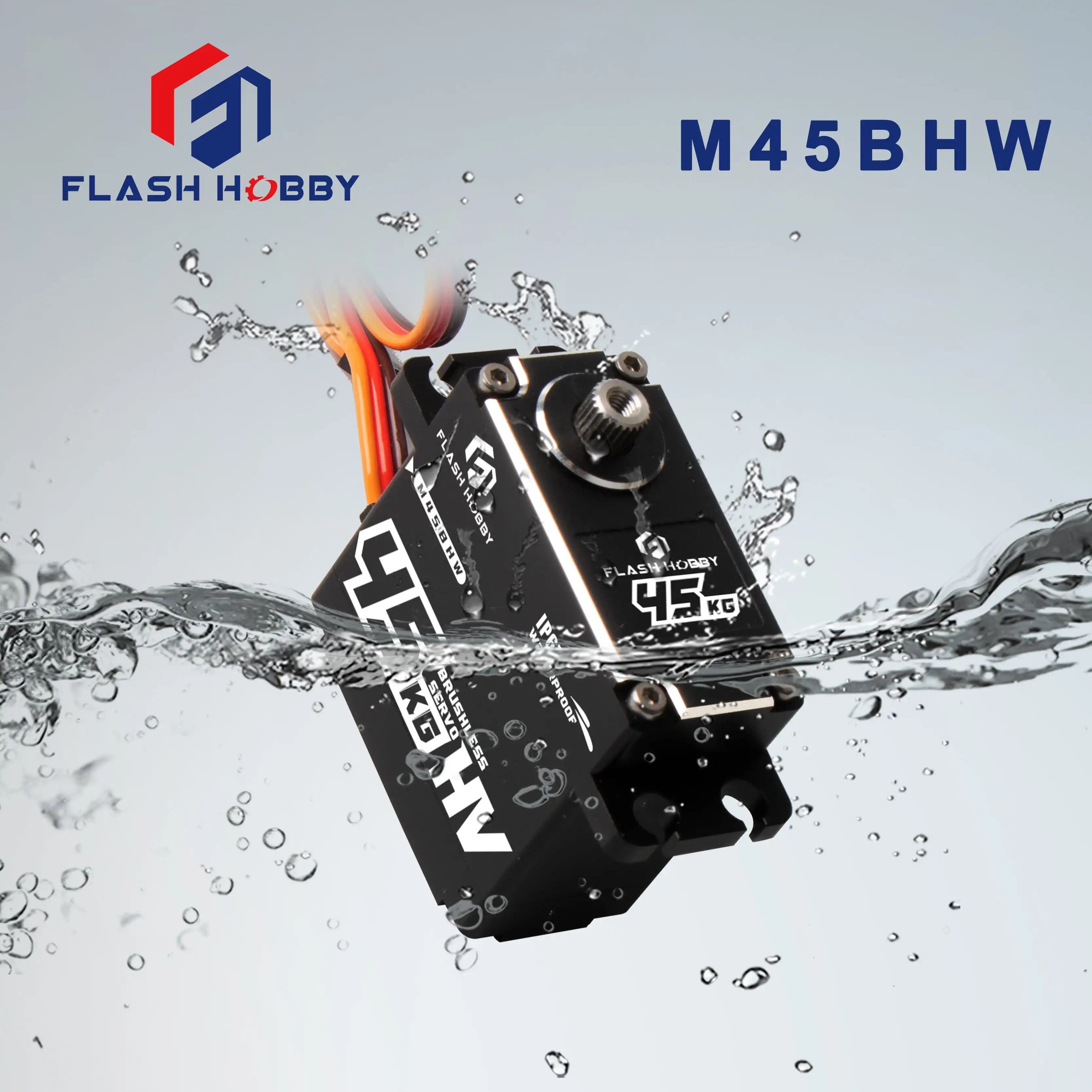 8.4V M35BHW Waterproof 180 Degree 35kg 45kg Large Torque Digital Brushless Motor Servo Aluminium Metal Gears 25T Arm For RC Car
8.4V M35BHW Waterproof 180 Degree 35kg 45kg Large Torque Digital Brushless Motor Servo Aluminium Metal Gears 25T Arm For RC Car