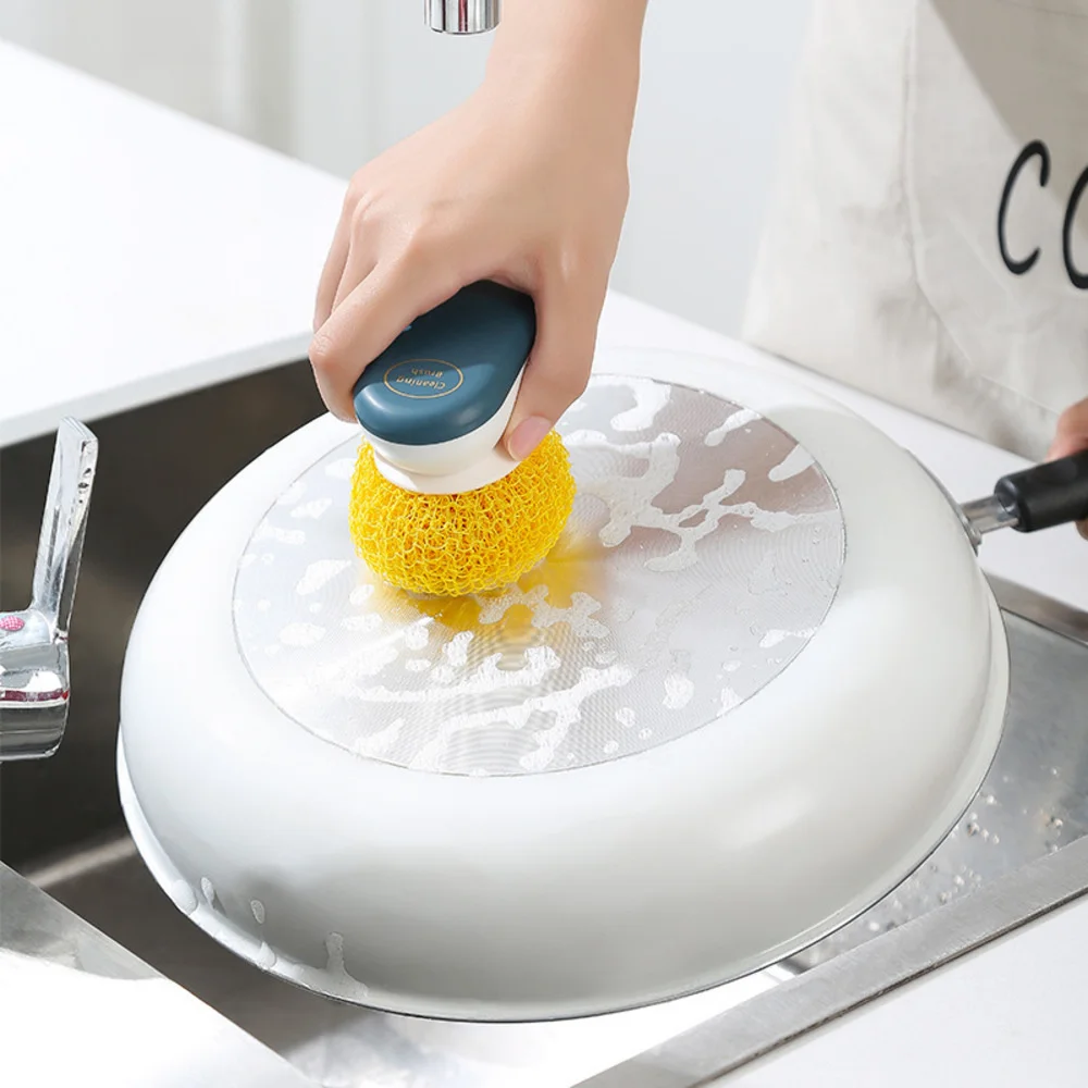 Cleaning Ball Kitchen Does Not Drop The Wire Nano Washing Pot Brush Dishwashing Brush Cleaning Brush Replaceable Steel Ball L1
Cleaning Ball Kitchen Does Not Drop The Wire Nano Washing Pot Brush Dishwashing Brush Cleaning Brush Replaceable Steel Ball L1