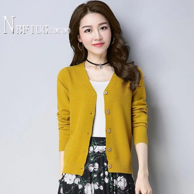2020 Spring Autumn New Korean Knitting Women Cardigan Sweater Slim Long Sleeve V Neck Female Sweaters
2020 Spring Autumn New Korean Knitting Women Cardigan Sweater Slim Long Sleeve V Neck Female Sweaters