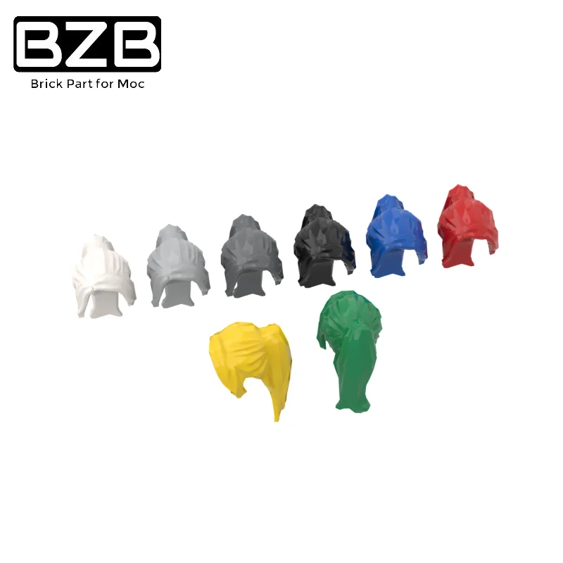 BZB MOC 62696 парик с длинным хвостом креативная модель строительных блоков для детей