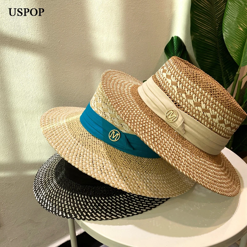 USPOP Summer Straw Hats 2021 Panama Hats Female Wide Brim Beach Hats with Letter M
USPOP Summer Straw Hats 2021 Panama Hats Female Wide Brim Beach Hats with Letter M