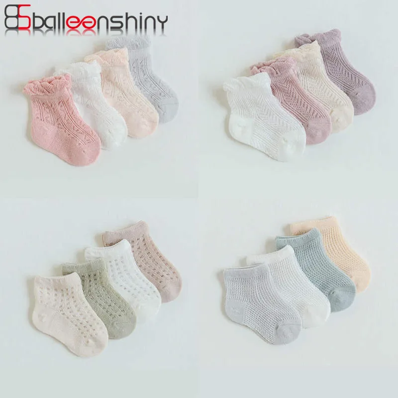Balleenshiny 4pairst Baby Socks Ultra Thin Mesh Breathable Cotton Loose Mouth Newborn Infant Leg Warmer Kids Sock for Boy Girl
Balleenshiny 4pairst Baby Socks Ultra Thin Mesh Breathable Cotton Loose Mouth Newborn Infant Leg Warmer Kids Sock for Boy Girl