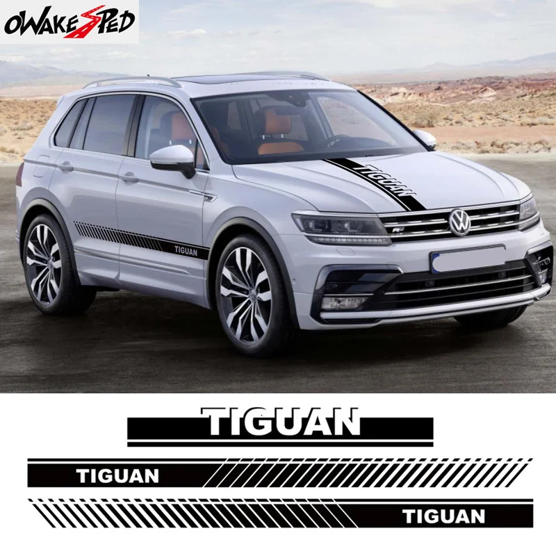 Наклейки на капот автомобиля в полоску, наклейки на автомобильные двери, боковую юбку, декоративные наклейки для Volkswagen Tiguan, спортивный Стай...
Наклейки на капот автомобиля в полоску, наклейки на автомобильные двери, боковую юбку, декоративные наклейки для Volkswagen Tiguan, спортивный Стай...