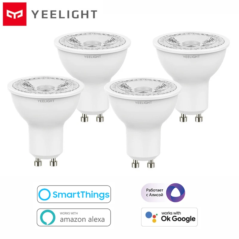 2021 Yeelight GU10 Dimmable Smart LED Bulb YLDP004 AC 220V 4.8W Warm White Bulb Work With Google Assistant Alexa Razer Chroma
2021 Yeelight GU10 Dimmable Smart LED Bulb YLDP004 AC 220V 4.8W Warm White Bulb Work With Google Assistant Alexa Razer Chroma