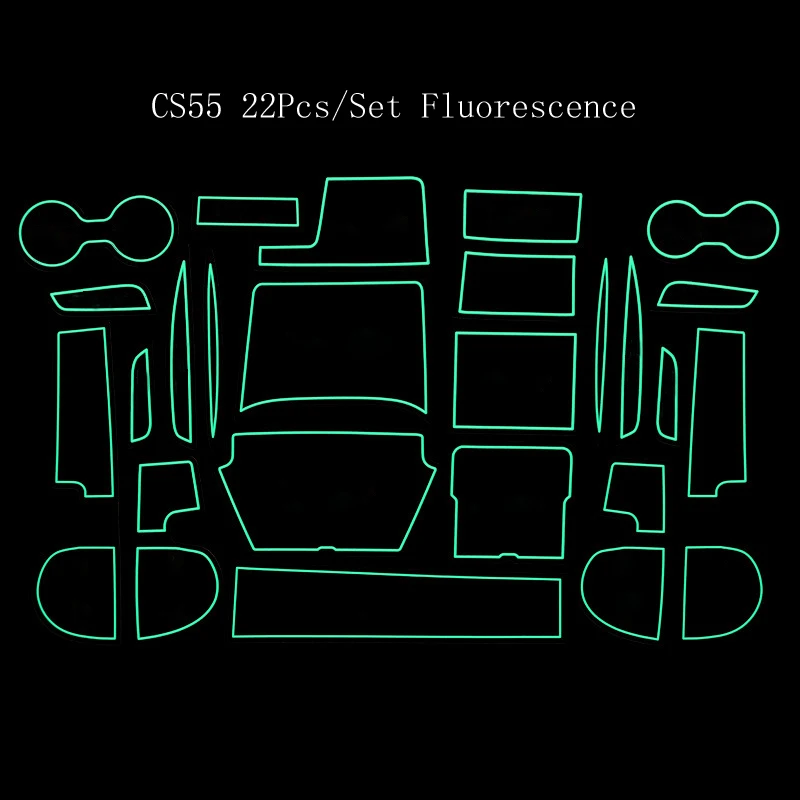 22pcs Non Slip Interior Door Pad Cup Mat Gate Slot Mats For CHANGAN CS55 Car-Styling Accessories
22pcs Non Slip Interior Door Pad Cup Mat Gate Slot Mats For CHANGAN CS55 Car-Styling Accessories