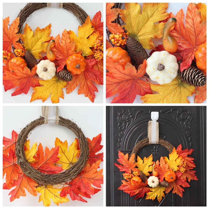 New Year Christmas Decorations For Home Hot Thanksgiving Christmas Decoration Ornament Rattan Wreath Garland Door Hanging Decor
New Year Christmas Decorations For Home Hot Thanksgiving Christmas Decoration Ornament Rattan Wreath Garland Door Hanging Decor