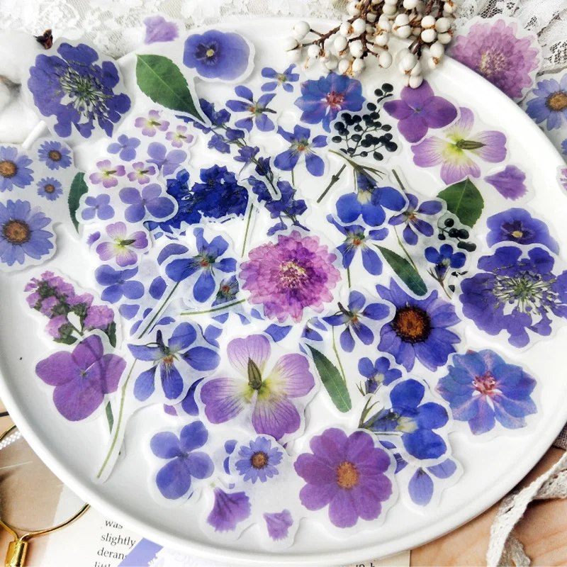 1 Pack (40 pcs stickers) Purple Flowers Decorative Stickers Sealing Paste Stick Label Bullet Sticker
1 Pack (40 pcs stickers) Purple Flowers Decorative Stickers Sealing Paste Stick Label Bullet Sticker