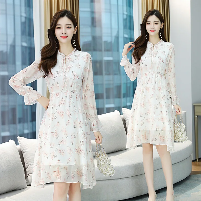 French forest floral dress women's new first love super fairy mid-length skirt lace dress chiffon dress
French forest floral dress women's new first love super fairy mid-length skirt lace dress chiffon dress