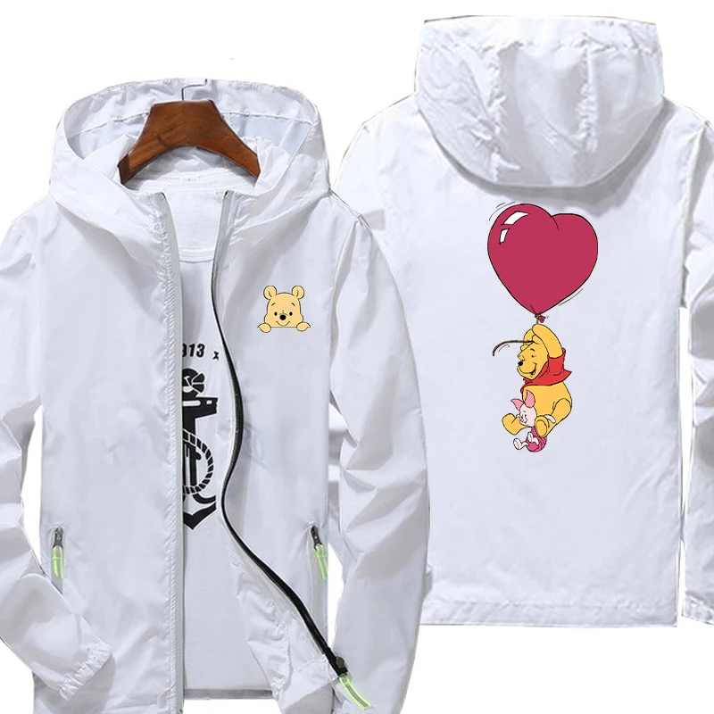 Disney Winnie the Pooh Zipper Skin Windbreaker Clothes Fashion Reflective Jacket Streetwear Graphic Casual Breathable Drying
Disney Winnie the Pooh Zipper Skin Windbreaker Clothes Fashion Reflective Jacket Streetwear Graphic Casual Breathable Drying