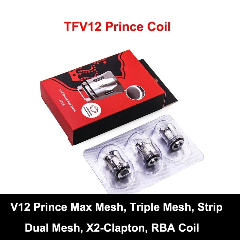 Оригинальный TFV12 Prince Coil V12 Mesh Q4 M4 X6 T10 тройные RBA сердечники для SMOK X-Priv G-PRIV 2 - купить
