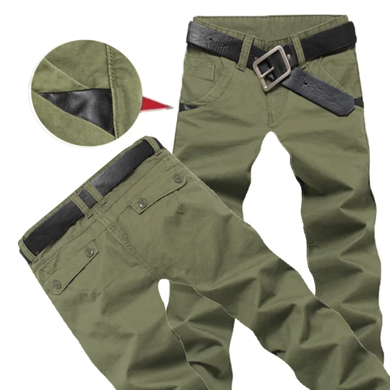 Hot Sale Men's Four Seasons Cotton Loose Straight Casual Pants Man Solid Color Fit Milltary Army Overalls Pants Tactical Pants 
Hot Sale Men's Four Seasons Cotton Loose Straight Casual Pants Man Solid Color Fit Milltary Army Overalls Pants Tactical Pants