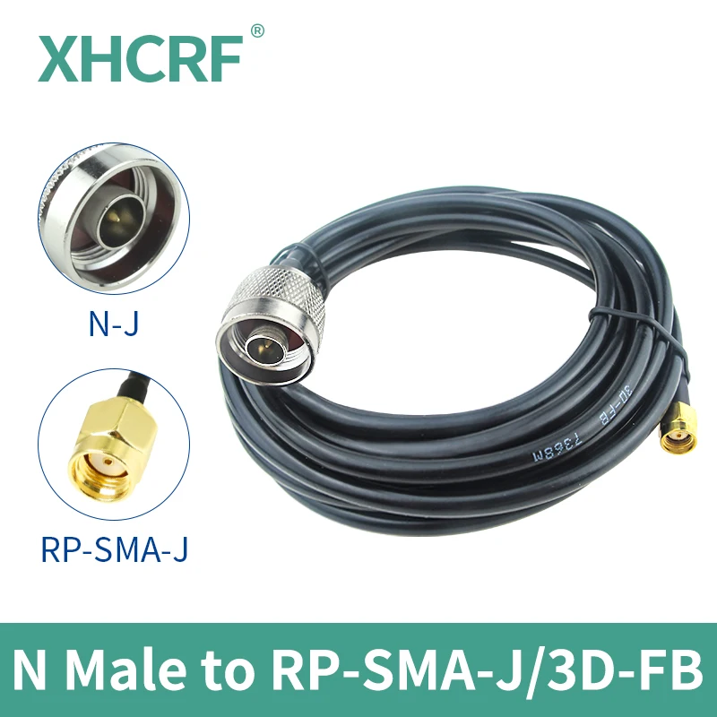 Antenna Cable Extension Cable with Adapters N Male to RP SMA Male Extension Wire 3D-FB Low Signal Loss
Antenna Cable Extension Cable with Adapters N Male to RP SMA Male Extension Wire 3D-FB Low Signal Loss