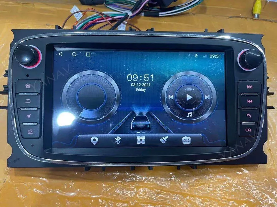 Автомагнитола аудио Android GPS-навигация для Ford Focus 2006-2011 автомобильный
