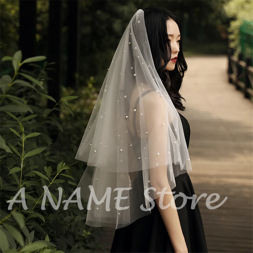ISHSY White Ivory Short Tulle Bridal Wedding Veils for Bride with Comb Pearls Voile de Mariee Mariage Velo de novia 2019 Starry
ISHSY White Ivory Short Tulle Bridal Wedding Veils for Bride with Comb Pearls Voile de Mariee Mariage Velo de novia 2019 Starry