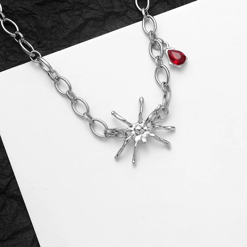Spider plus gemstone stainless steel fashion jewelry pendant necklace for men and women jewelry hip hop party gifts
Spider plus gemstone stainless steel fashion jewelry pendant necklace for men and women jewelry hip hop party gifts