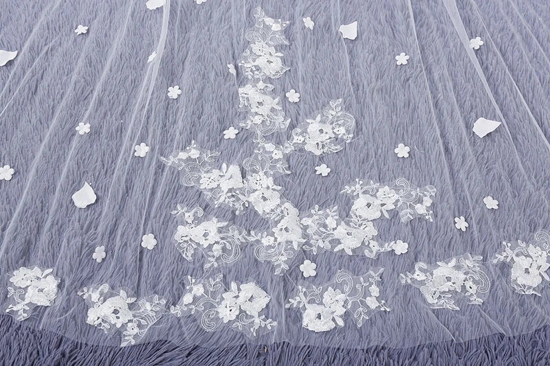 New arrival Lace Appliques 3 Meter wedding accessories 2021 Bridal veil without Comb Welon voile mariage Casamento
New arrival Lace Appliques 3 Meter wedding accessories 2021 Bridal veil without Comb Welon voile mariage Casamento