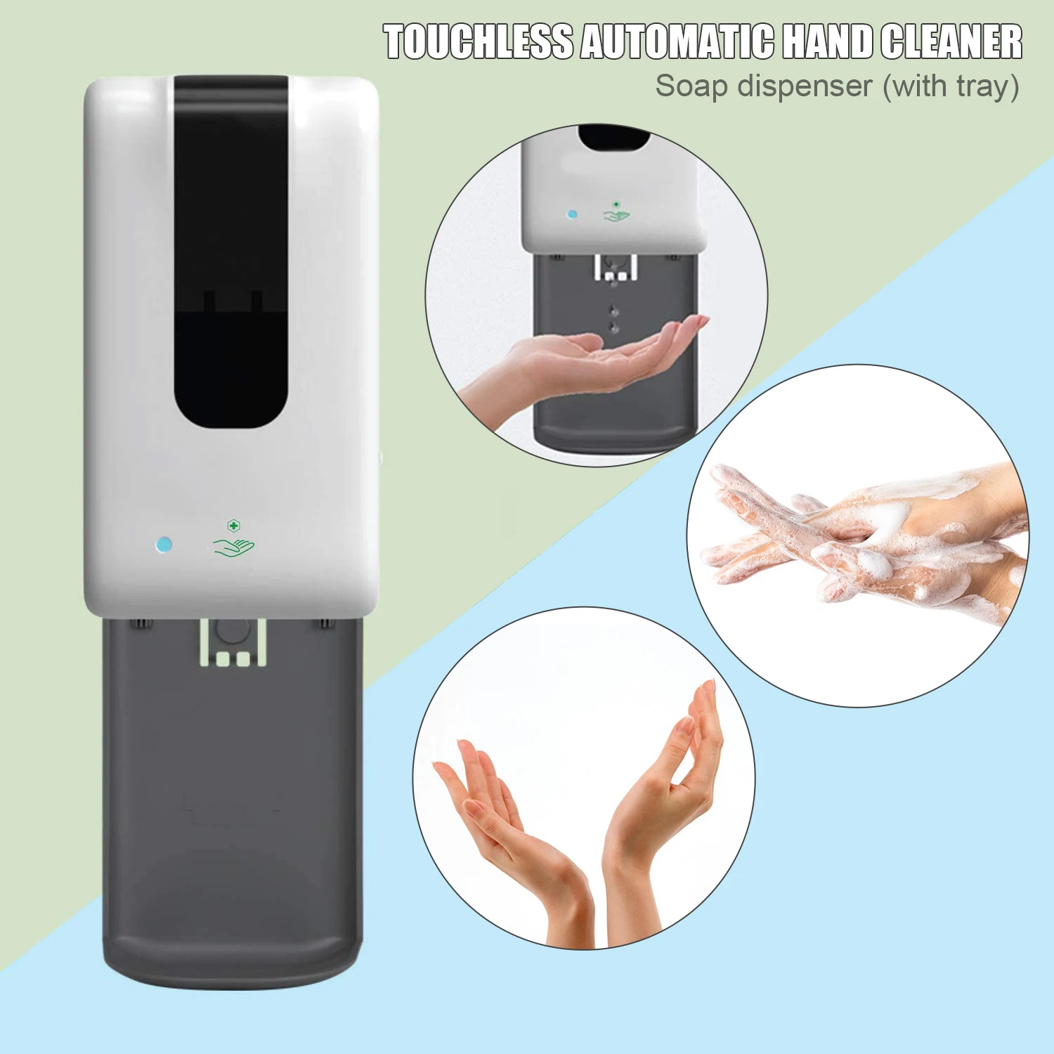 Spray Hospital Hand Cleaner Soap Dispenser Automatic Touchless Wall Mounted for Restaurants Home 1200ml LXY9
Spray Hospital Hand Cleaner Soap Dispenser Automatic Touchless Wall Mounted for Restaurants Home 1200ml LXY9