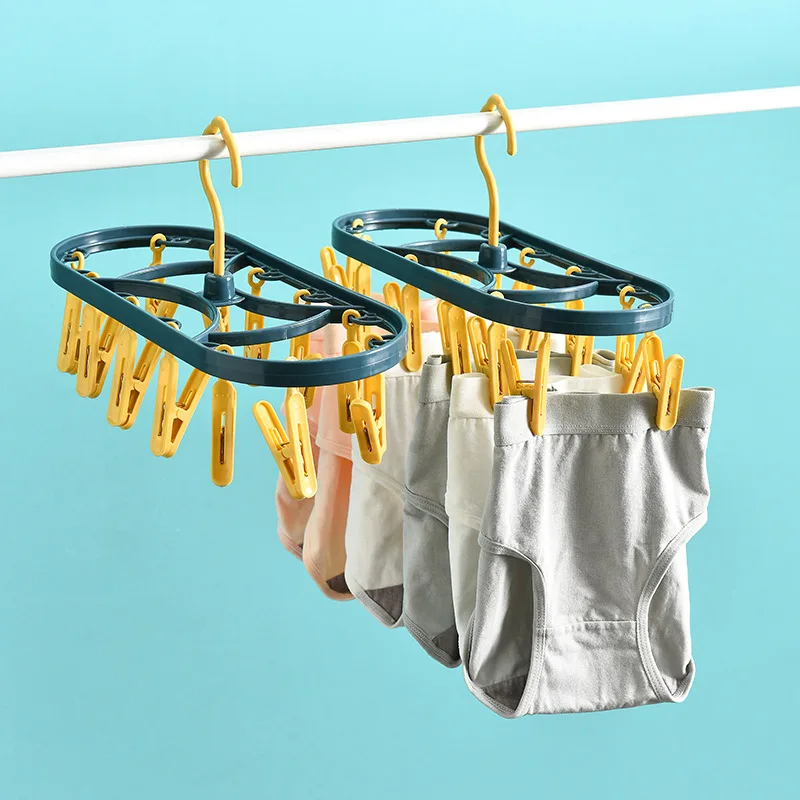 12 clip plastic drying rack multifunctional dormitory household drying underwear and underwear drying rack homethings
12 clip plastic drying rack multifunctional dormitory household drying underwear and underwear drying rack homethings