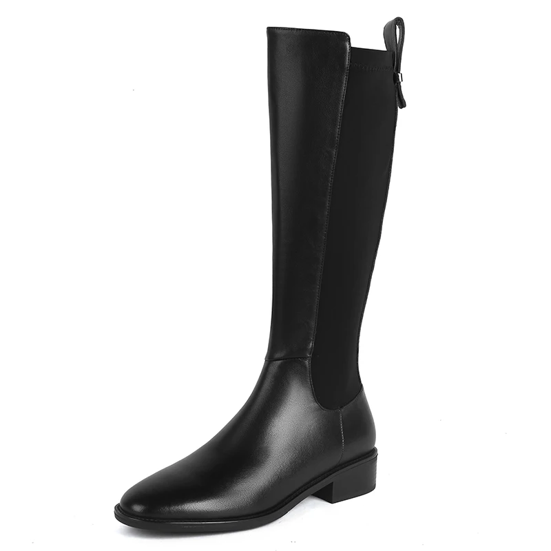Low Heels Round Toe Women Knee High Boots Side Zipper Patchwork 2021 Autumn Winter Elastic Concise Fashion Shoes Ladies Female
Low Heels Round Toe Women Knee High Boots Side Zipper Patchwork 2021 Autumn Winter Elastic Concise Fashion Shoes Ladies Female