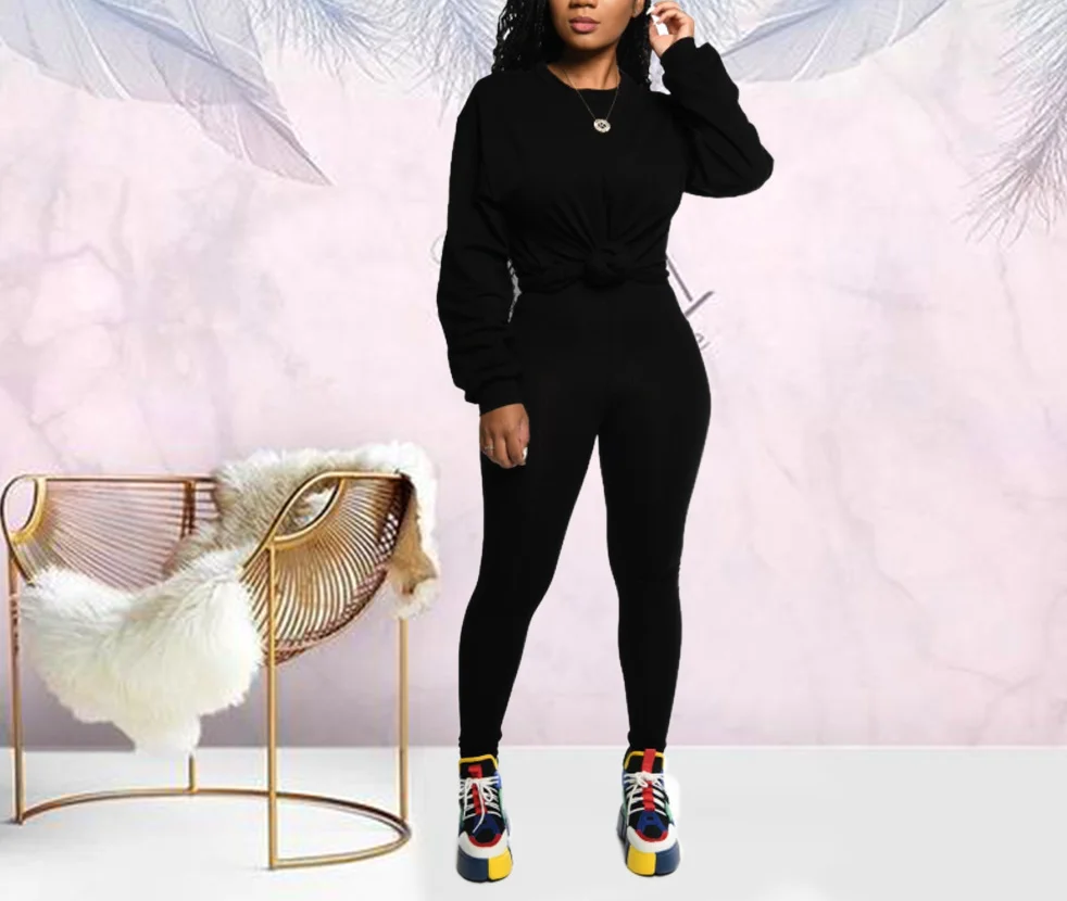 Sportswear Two-Piece Womens Sports Casual Comfortable Jogging Running Sportswear Gym Training Suit Fashion Pure Color Tracksuits 
Sportswear Two-Piece Womens Sports Casual Comfortable Jogging Running Sportswear Gym Training Suit Fashion Pure Color Tracksuits