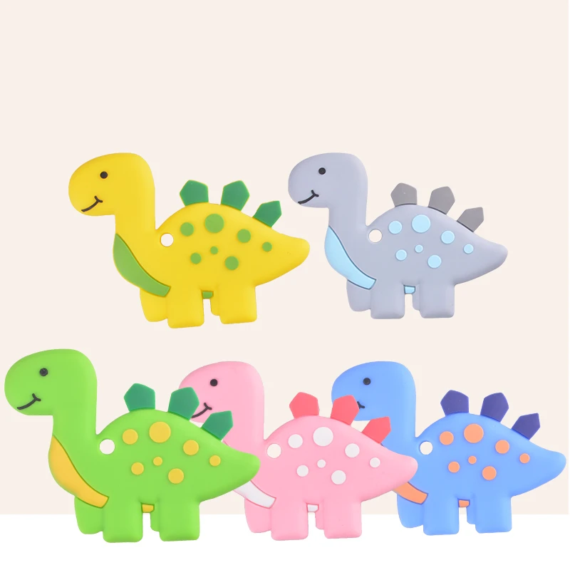 1pc Silicone Teether Teething Toy Animal Dinosaur Baby Teether Pendant Food Grade Silicone Newborn Teething Chewing Charms Toys
1pc Silicone Teether Teething Toy Animal Dinosaur Baby Teether Pendant Food Grade Silicone Newborn Teething Chewing Charms Toys