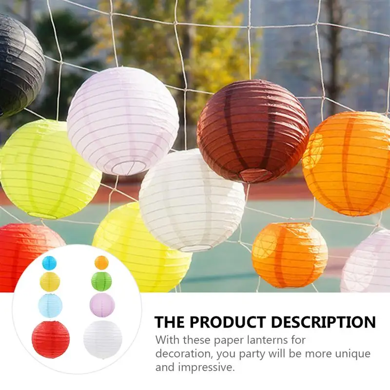 8pcs Foldable Paper Lantern Colorful Paper Lantern Unique Party Lantern Party Home Yard Hanging Pendant
8pcs Foldable Paper Lantern Colorful Paper Lantern Unique Party Lantern Party Home Yard Hanging Pendant