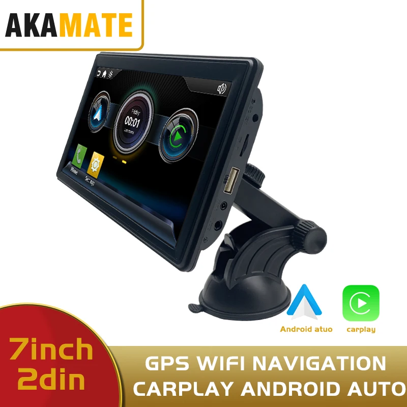 2din 7-дюймовый автомобильный радиоприемник MP5 mp3-плеер сенсорный экран Bluetooth Wi-Fi