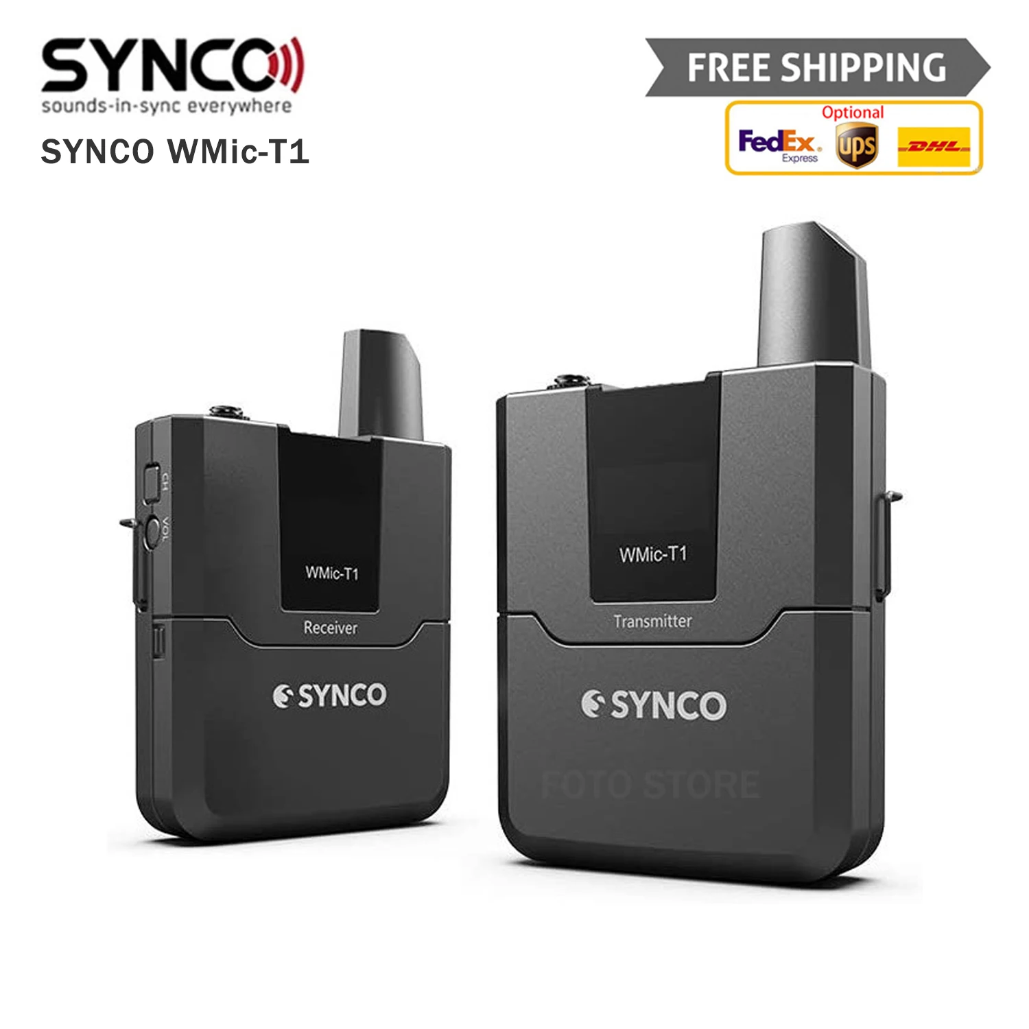 Микрофон SYNCO WMic-T1, приемник-передатчик для камеры, телефона, 16 каналов, беспроводной петличный микрофон для видеоинтервью
Микрофон SYNCO WMic-T1, приемник-передатчик для камеры, телефона, 16 каналов, беспроводной петличный микрофон для видеоинтервью