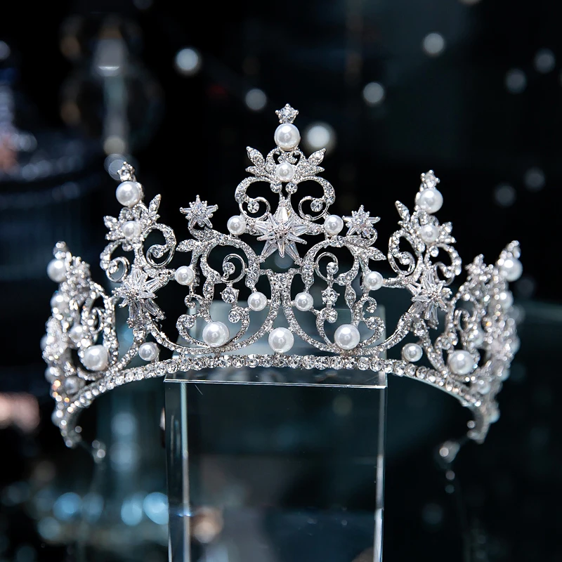 Himstory Fashion Bridal Crystal Wedding Tiaras Crown Snowflake Designs Headband Bridal Dress Featival Hair Accessories
Himstory Fashion Bridal Crystal Wedding Tiaras Crown Snowflake Designs Headband Bridal Dress Featival Hair Accessories