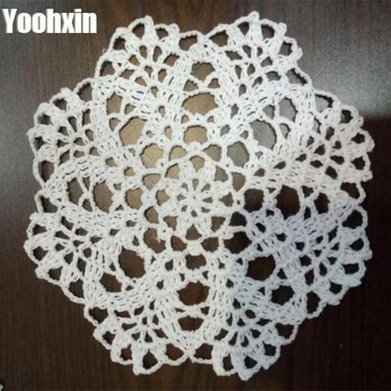 Handmade Cotton Placemat Cup Coaster Mug Holder Kitchen Dining Table Place Mat Cloth Lace Crochet Drink Tea Doily Christmas Pad 
Handmade Cotton Placemat Cup Coaster Mug Holder Kitchen Dining Table Place Mat Cloth Lace Crochet Drink Tea Doily Christmas Pad