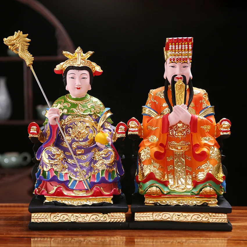2PCS Asia HOME SHOP Patron saint YU HUANG DADI WANGMU NIANG God buddha efficacious bless safe health FENG SHUI statue 30cm large
2PCS Asia HOME SHOP Patron saint YU HUANG DADI WANGMU NIANG God buddha efficacious bless safe health FENG SHUI statue 30cm large