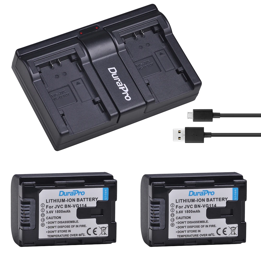 1800mAh BN-VG114 BN VG114 Battery for JVC GZ-GX1, HD500, HD510, HD520, HD620, HM30, HM300, HM310, HM330, HM334, HM335, HM430
1800mAh BN-VG114 BN VG114 Battery for JVC GZ-GX1, HD500, HD510, HD520, HD620, HM30, HM300, HM310, HM330, HM334, HM335, HM430