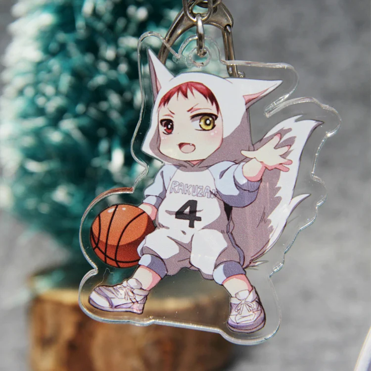 Anime Kuroko Basketball Tetsuya Akashi Seijuro Cosplay Acrylic Figure Model Decor Keychain Bag Pendant Keyring Gift | Тематическая