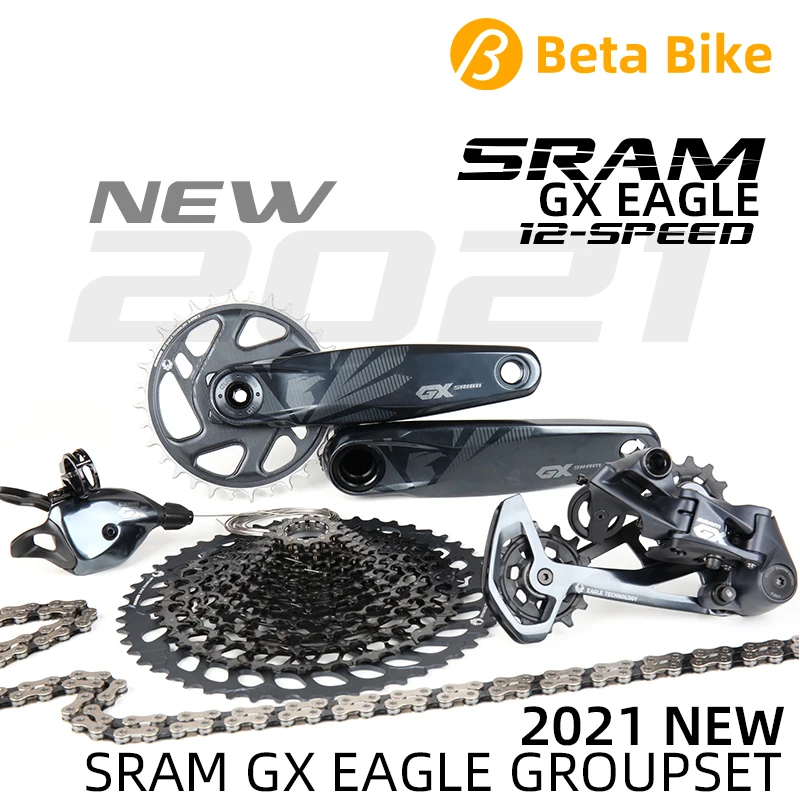 

2021 NEW SRAM GX EAGLE 1x12 12 Speed Groupset DUB Kit 32T Trigger Shifter Rear Derailleur 10-52T Cassette Chain Crankset