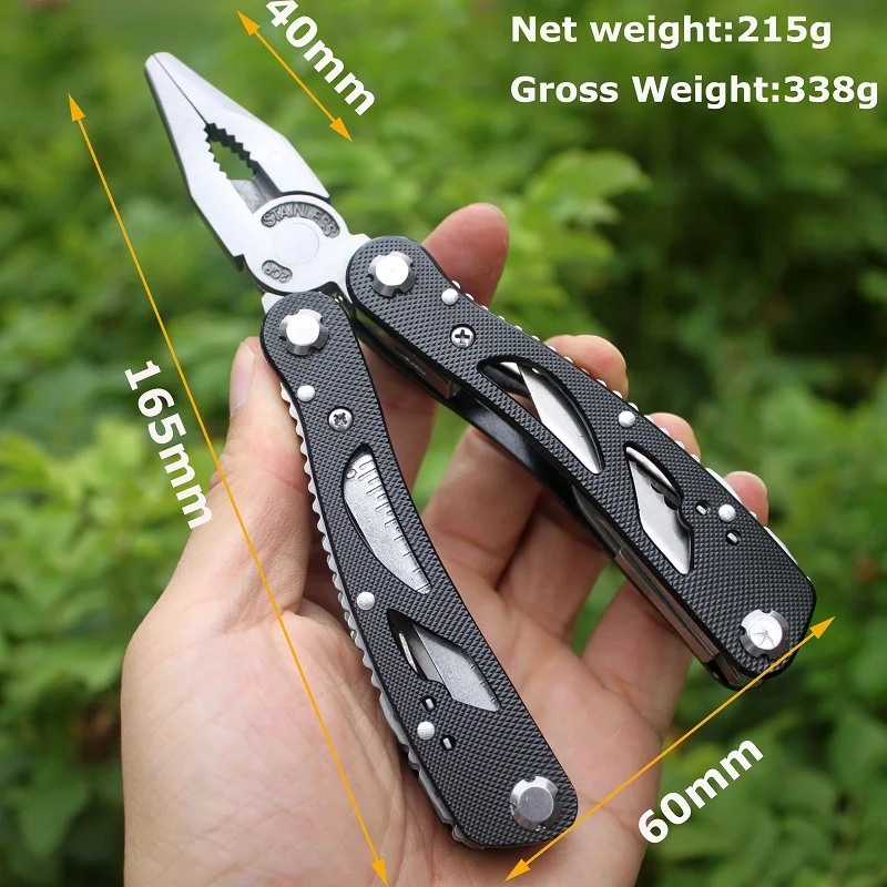 Multitool Folding Knife Plier Multi Tools EDC Gear Fishing Camping Outdoor Tool Multifunctional pliers Stainless Steel
Multitool Folding Knife Plier Multi Tools EDC Gear Fishing Camping Outdoor Tool Multifunctional pliers Stainless Steel