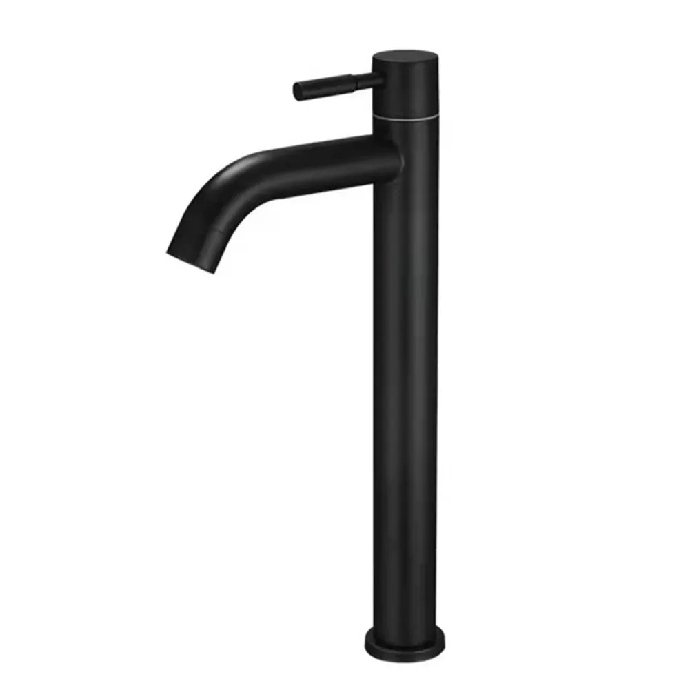 304 Stainless Steel Black Single Cold Sink Faucet Bathroom Counter Basin Faucet Water Tap Below Or Above Counter Basin
304 Stainless Steel Black Single Cold Sink Faucet Bathroom Counter Basin Faucet Water Tap Below Or Above Counter Basin