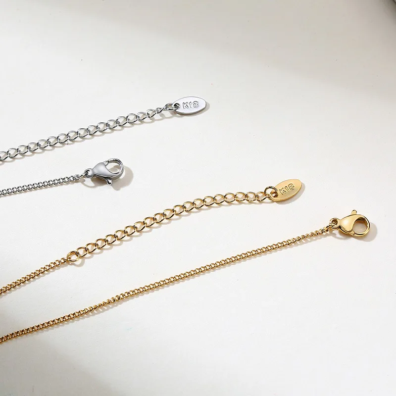 HUHUI Customized Clip Pin Necklace Personality Nameplate Square Pendant Stainless Steel Women Exquisite Jewelry Anniversary Gift
HUHUI Customized Clip Pin Necklace Personality Nameplate Square Pendant Stainless Steel Women Exquisite Jewelry Anniversary Gift