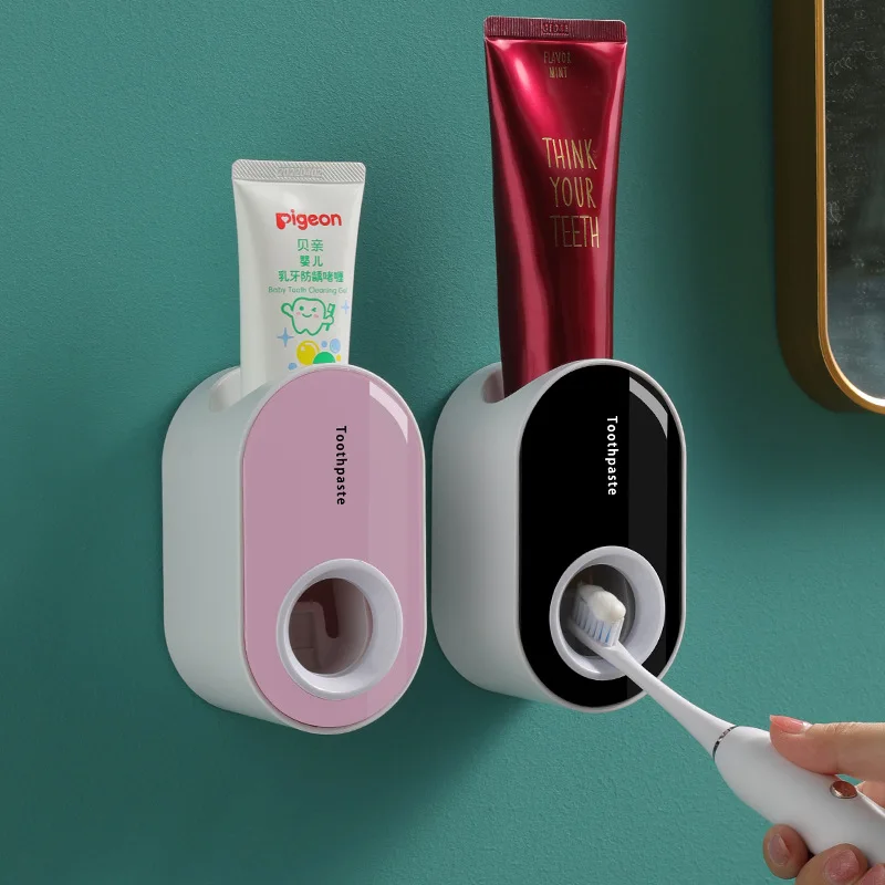 Automatic Toothpaste Dispenser Wall Mount Dust-proof Toothbrush Holder Wall Mount Storage Rack Bathroom Accessories Set Squeezer
Automatic Toothpaste Dispenser Wall Mount Dust-proof Toothbrush Holder Wall Mount Storage Rack Bathroom Accessories Set Squeezer