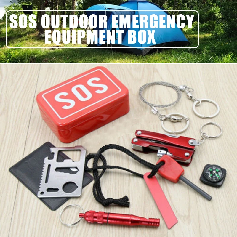 New Outdoor Emergency Equipment Box For Camping Hiking Survival Gear Kit
New Outdoor Emergency Equipment Box For Camping Hiking Survival Gear Kit