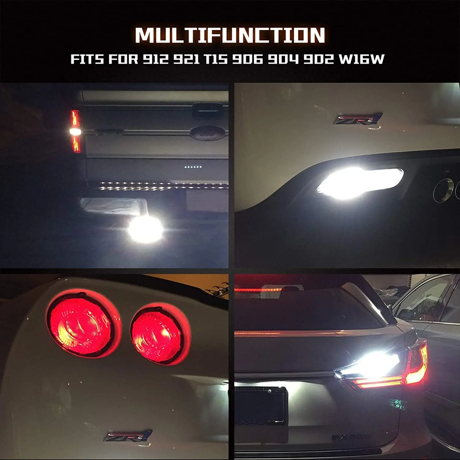 SEALIGHT 2 pcs T15 LED-7440 T20 992 7443 7444 LED Bulbs 6000K 3000 LM LED Bulbs Super Bright for Reverse Tail Lights Turn Signal
SEALIGHT 2 pcs T15 LED-7440 T20 992 7443 7444 LED Bulbs 6000K 3000 LM LED Bulbs Super Bright for Reverse Tail Lights Turn Signal