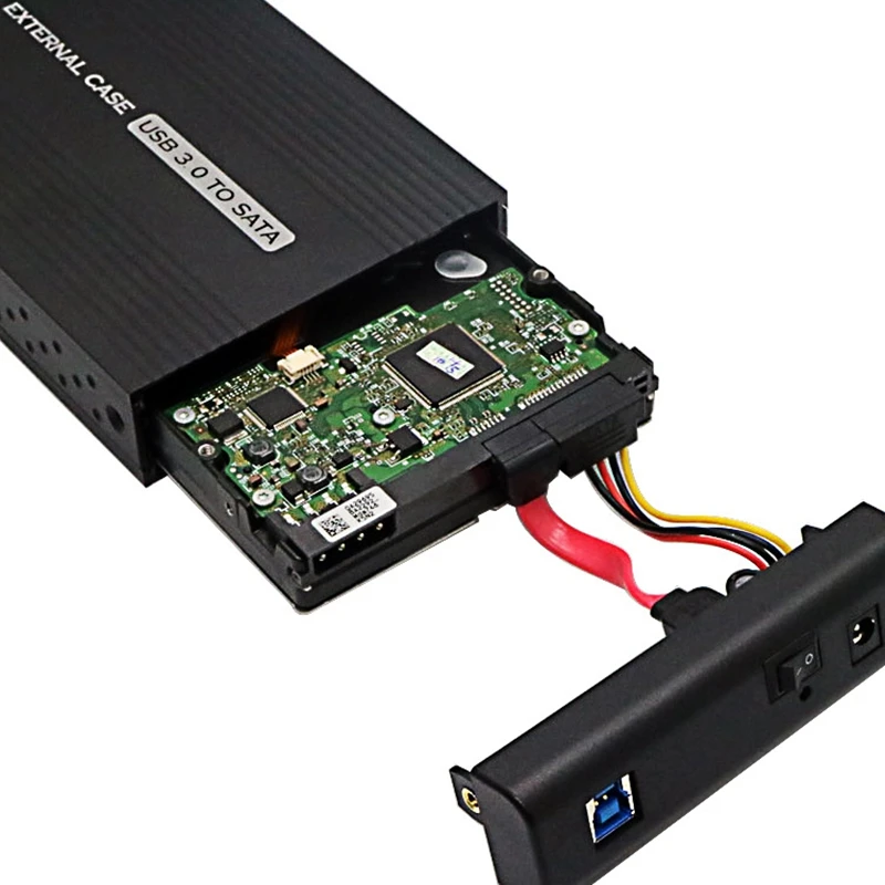 S SKYEE 3.5 inch SSD HDD Enclosure USB3.0 to SATA Solid State Hard Drive Case Hard Drive Disk Enclosure for Windows - Black
S SKYEE 3.5 inch SSD HDD Enclosure USB3.0 to SATA Solid State Hard Drive Case Hard Drive Disk Enclosure for Windows - Black