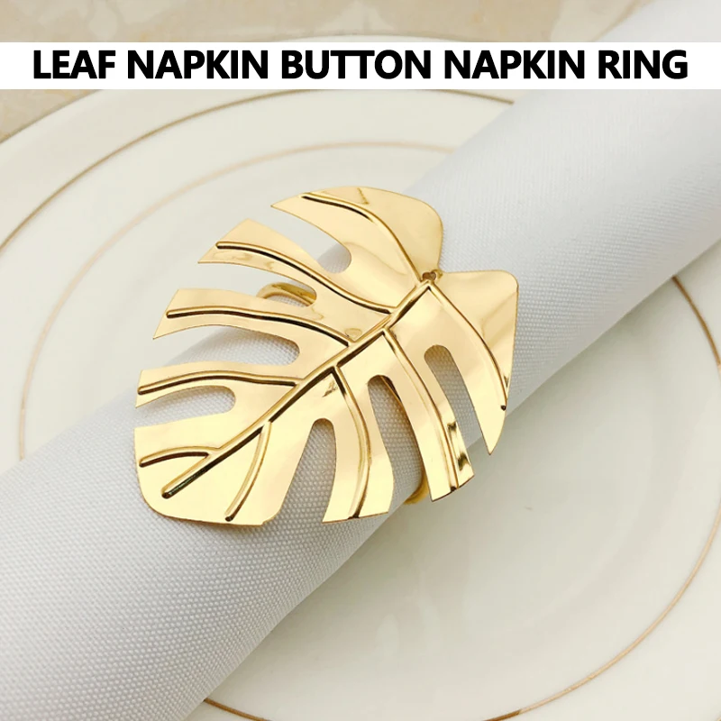 5pcs Creative personality Golden leaves metal napkin ring the toast button ring na0pkin western buckle napkin ring
5pcs Creative personality Golden leaves metal napkin ring the toast button ring na0pkin western buckle napkin ring